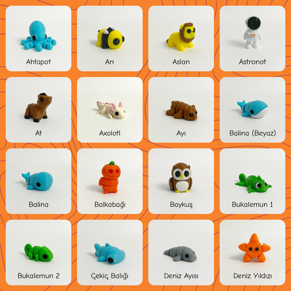 Mini Hayvan Figürleri | Liste 1