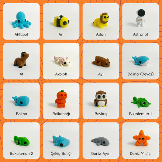 Mini Hayvan Figürleri | Liste 1