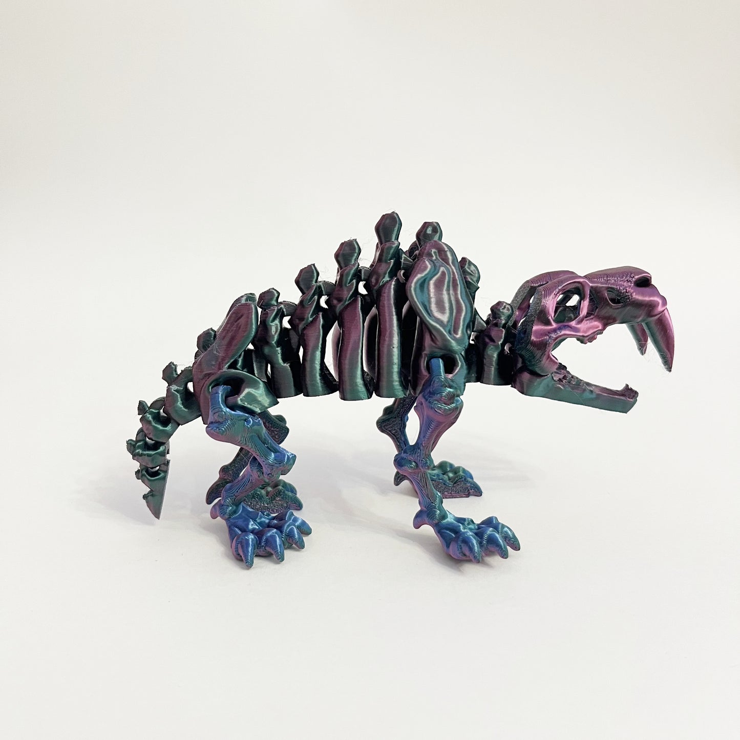 Saber Tooth 3D Hareketli İskelet Dinozor