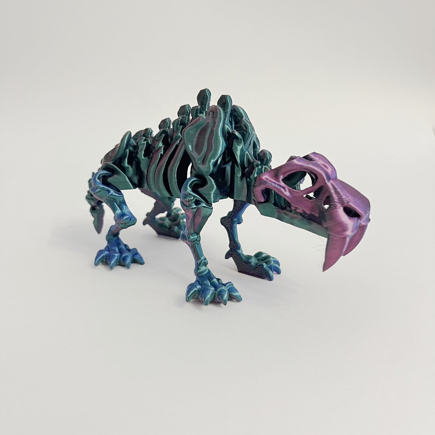 Saber Tooth 3D Hareketli İskelet Dinozor