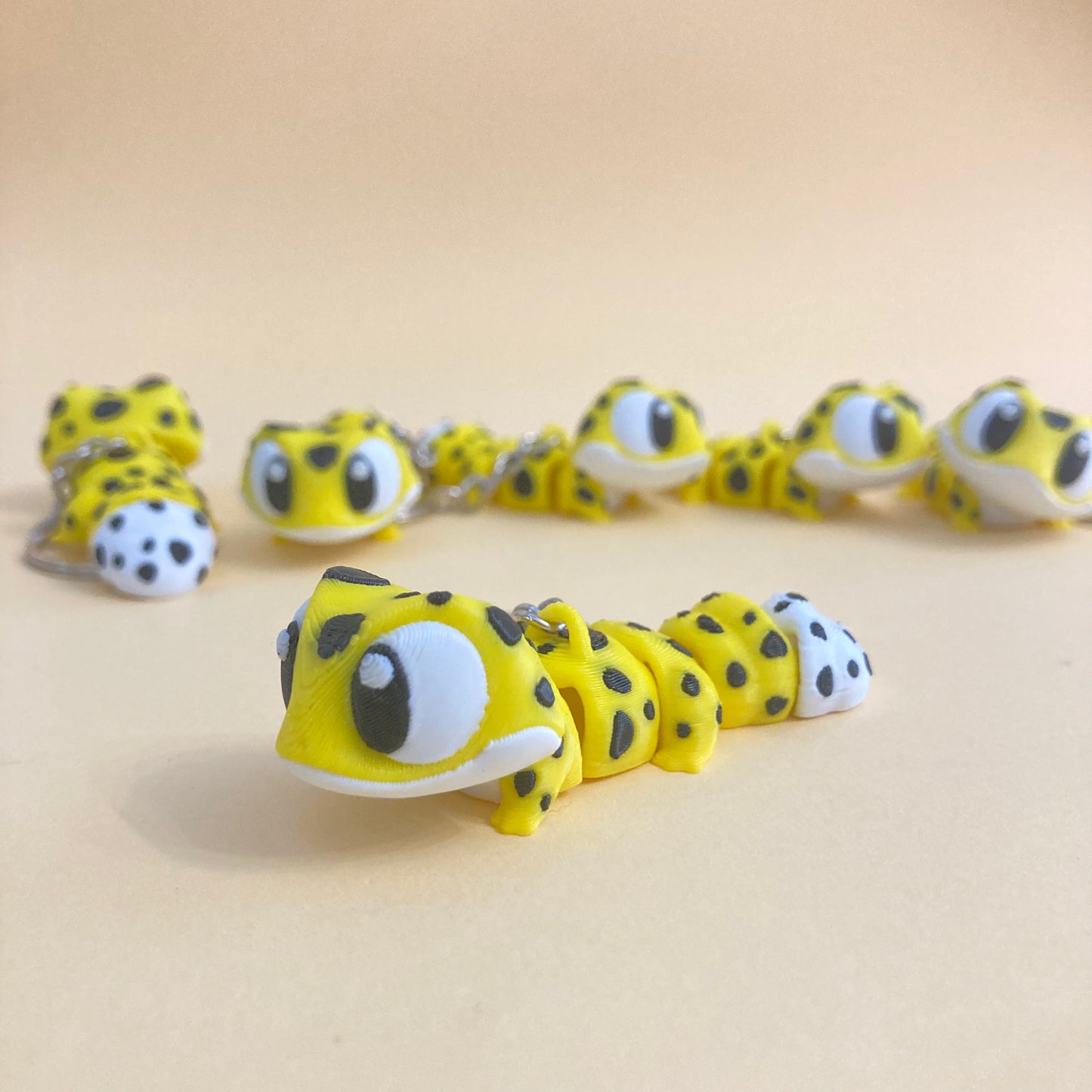 Hareketli Gecko Anahtarlık