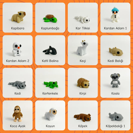 Mini Hayvan Figürleri | Liste 2