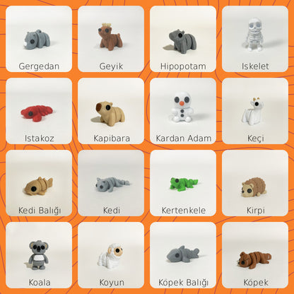 Mini Hayvan Figürleri | A-L (Liste 1/2)
