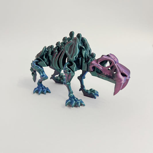 Saber Tooth 3D Hareketli İskelet Dinozor