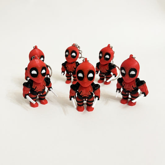 Hareketli Deadpool Anahtarlık