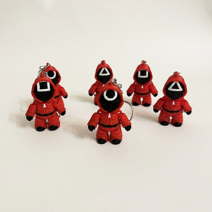 Hareketli Squid Game Anahtarlık