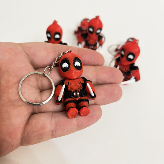 Hareketli Deadpool Anahtarlık