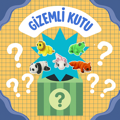 Gizemli Kutu | Mini Hayvan Figürleri | Karışık Paket