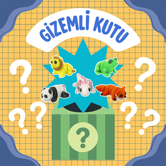 Gizemli Kutu | Mini Hayvan Figürleri | Karışık Paket